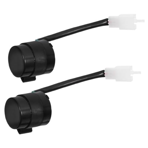 Alipis 2pcs Led Motorcycle Turn Signal Flasher Buzzer Electronic Flasher Relay Turn Signal Indicator Light Fit for Scooters