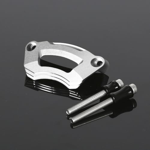 Monkey 125 Engine Stator Crash Guard Compatible with Monkey125 Dax125 Grom125,Cross Cub 110,Ducks125,CT125 Trail 125,Super Cub C125,Super Cab 110 2022-2024 CNC 3D Motorcycle Engine Protector(Silver) - color: Silver