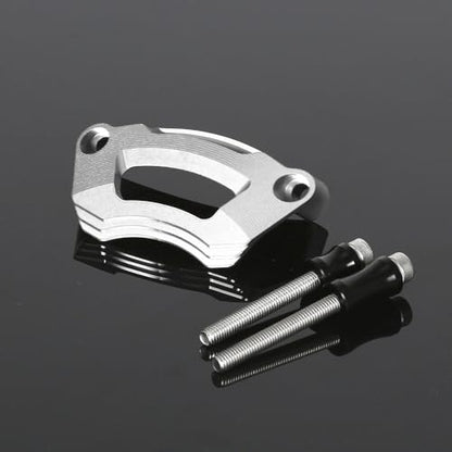 Monkey 125 Engine Stator Crash Guard Compatible with Monkey125 Dax125 Grom125,Cross Cub 110,Ducks125,CT125 Trail 125,Super Cub C125,Super Cab 110 2022-2024 CNC 3D Motorcycle Engine Protector(Silver) - color: Silver
