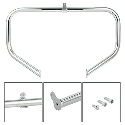TCMT Highway Engine Guard Crash Bar Lower Vented Leg Fairing Water-Cooled Fit For Harley Touring 2014-2024 Road King Street Glide Road Glide Electra Glide 2014-2023 - color: Chrome Crash Bar, Standard Leg, size: Style A Lower Vented Leg