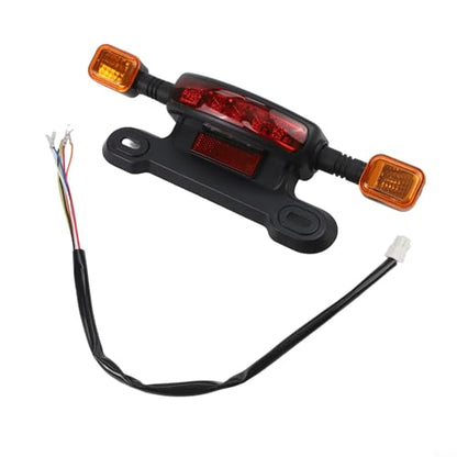 Electric Bike Tail for Light Assembly 12V LED with Brake Light, Turn Signals, and Driving Light for E-Bike and Electric Bicycle