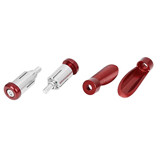 F FIERCE CYCLE 1 Pair 22mm Motorcycle Handlebar Protector Universal Motorcycle Brake Clutch Lever Guard Red - color: Red