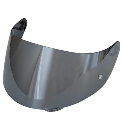 K1 Helmet Visor Replacement,K5 Motorcycle Helmet Face Shield Compatible with K1 K1S K3SV K5 K5S (Silver) - color: Silver