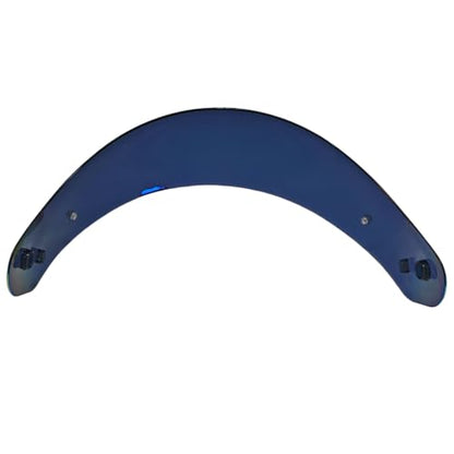 C90 Helmet Shield Replacement,HJ-17 Motorcycle Helmet Visor Compatible with CL-MAX 2/is-MAX/ISMAX BT/SY-MAX 3 (Deep Gold Red) - color: Deep Gold Red