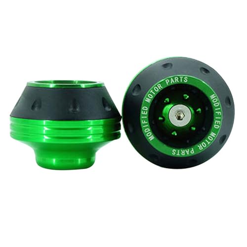 Motorbike Falling Protections Motorcycle Front Fork Frame Sliders Scooter Wheel Pad Wheel Crash Protector Daily Commute Motorcycle Gear - color: Green