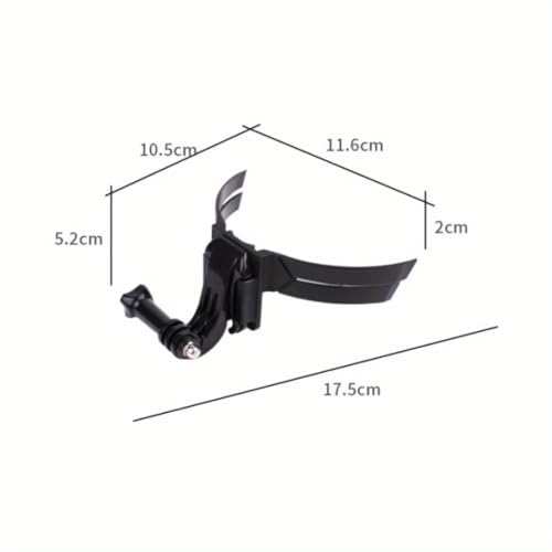 Motorcycle Helmet Camera Mount Chin Bracket Full Face Removable Holder Outdoor Cycling Supplies Replacement for GoPro