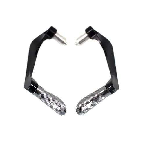 for KAWA&SAKI Ni&nja 250 300 400 650 NINJA650R ZX-6R ZX-10R Motorcycle CNC Handlebar Grips Brake Clutch Levers Guard Protector Hand Guards - color: Gray