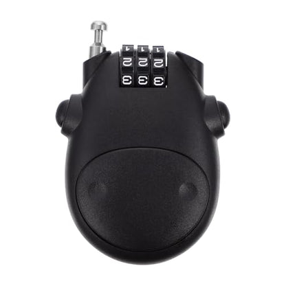 Garneck Steel Wire Cable Helmet Lock Digit Password Waterproof Anti-Theft Bike Lock for Electric Scooter and Motorcycle Security Lightweight for Outdoor Use