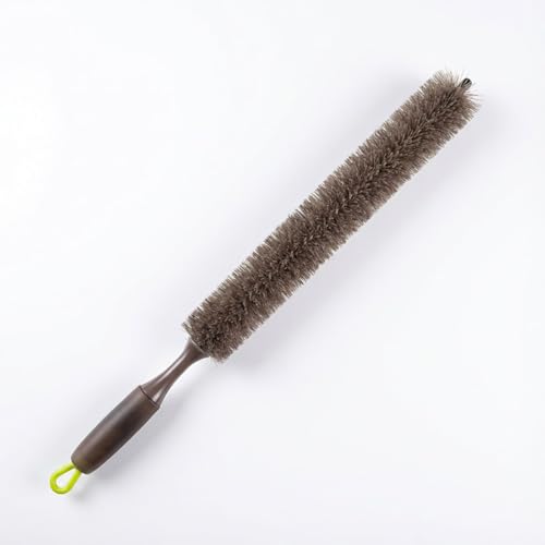 Car Engine Cleaning Brush, Soft Bristle Long Handle Car Parts Cleaning Brushes, Flexible Bendable Automotive Engine Bay Detailing Brush for SUV, ATV, Motorcycle(1PC) - size: 1PC