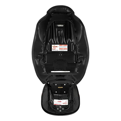 SLMOTO Low-Profile Rider Passenger GEL Seat Fit For Harley Touring CVO Road King Street Glide Road Glide Electra Glide 2009-2023 Black Motorcycle - color: Gel Seat#Black 111
