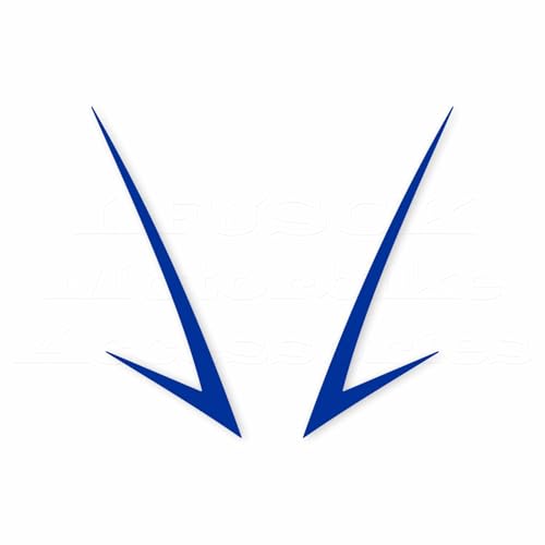 Motorcycle Front Fairing Reflective Sticker Decals,Dark Blue | Compatible with Yamaha YZF R25 R3 2019-2022 - color: Dark Blue