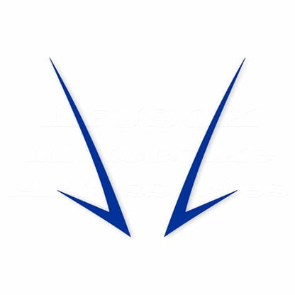 Motorcycle Front Fairing Reflective Sticker Decals,Dark Blue | Compatible with Yamaha YZF R25 R3 2019-2022 - color: Dark Blue
