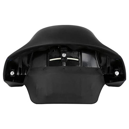 C.C. RIDER Black Diamond Sissy Bar - Wrap-around King Chopped Trunk Backrest Pad fit for Harley Touring Tour Trunk Road King FLHR Street Glide FLHX Road Glide FLTRX 2014-2024 - color: 04# Blue Passenger Backrest