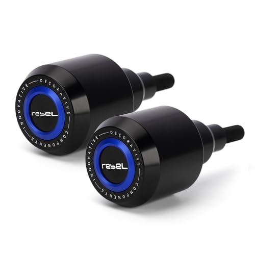 Motorcycle Frame Sliders Crash Bar Protector Compatible with H.onda Rebel 500 2017-2024 2025 | No Cut Aluminum Engine Guard Shield Falling Protection CMX500 CMX 500 Accessories (Blue) - color: blue