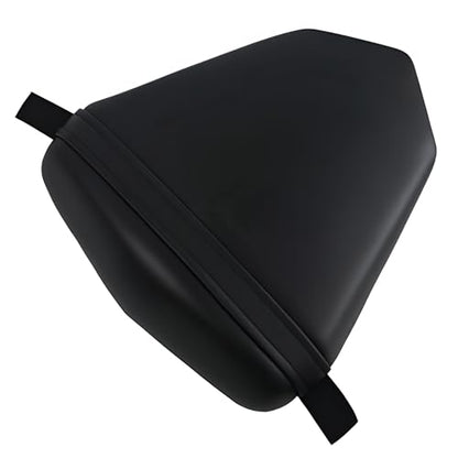 Rear Pillion Passenger Seat Compatible with Yamaha YZF R6 2006-2007 - Black Synthetic Leather Replacement Pad for Sport Bike - size: YZF R6#06-07
