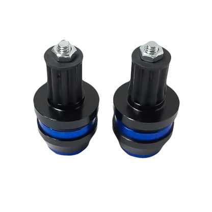 22mm 7/8'' Motorcycle Bar End Plug Sliders Universal Handlebar Grips Bar Ends Caps replacement for Honda Yamaha Suziku Kawasaki BMW Motorbike Dirt Bike(Blue) - color: Blue