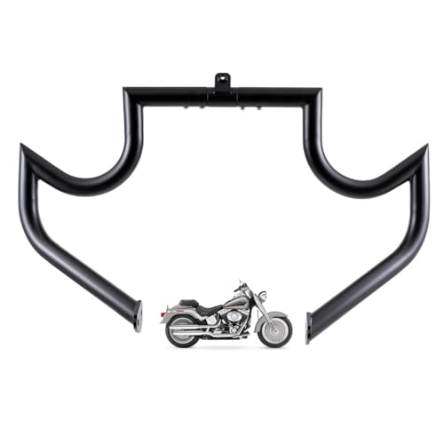 1.5" Crash Bar Engine Guard Highway Freeway Bar for Harley Davidson Touring Road King Street Glide Electra Glide CVO and Trike Models (Fit for 1997-2008 Touring, Matte Black-C) - color: Matte Black-C, size: Fit for 1997-2008 Touring
