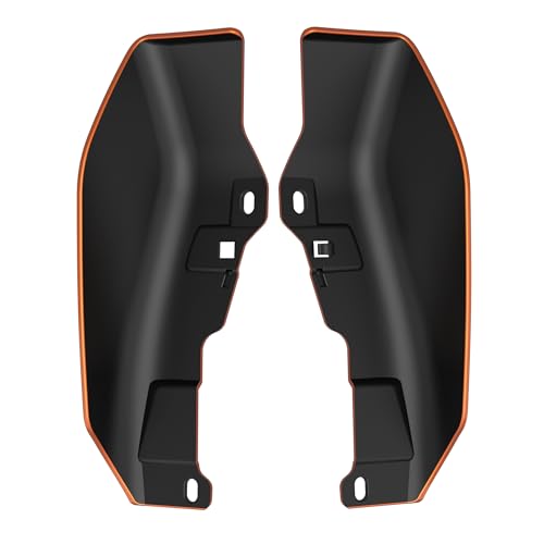 Mid Frame Air Deflectors Heat Shield Fit for Harley Touring 2009-2026 Amber Whisky - color: Amber Whisky