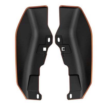 Mid Frame Air Deflectors Heat Shield Fit for Harley Touring 2009-2026 Amber Whisky - color: Amber Whisky