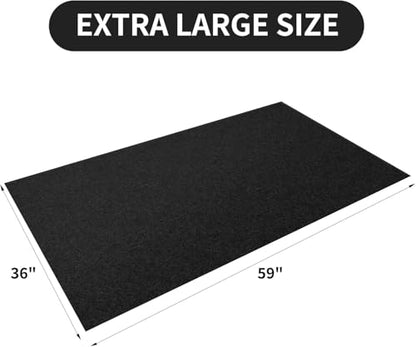 A A IN Oil Spill Mat (36" x 59"), Garage Floor Mat, Absorbent Oil Pad, Premium Maintenance Mat, Waterproof, Protect Garage Surface from Spill & Stain, Reusable, Washable, Durable, Black, 1PCS