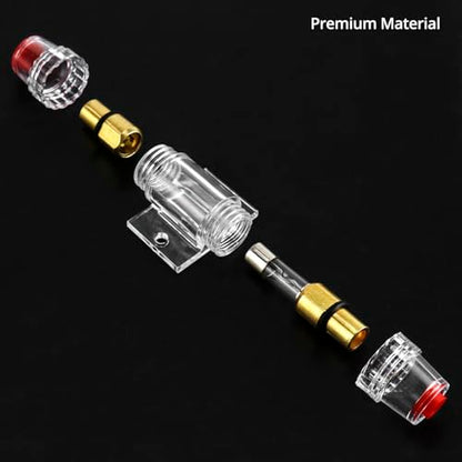 QWORK 4-8 AWG In-line Fuse Holder with 60A AGU Fuses - 2 Pack Waterproof Inline Fuse Holder