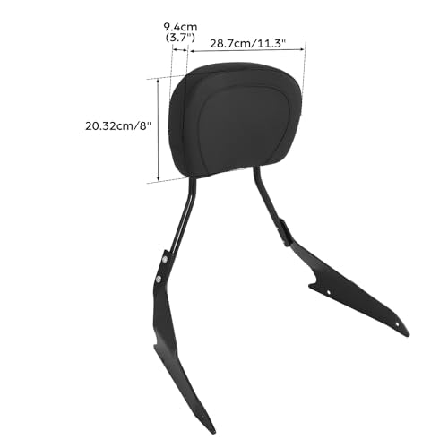 SLMOTO Detachable Sissybar Sissy Bar Backrest Fit for Suzuki Boulevard M109R Models 2006-2023 - color: for Suzuki Boulevard
