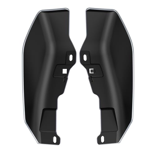 Mid Frame Air Deflectors Heat Shield Fit for Harley Touring 2009-2026 Baracuda Sliver - color: Baracuda Sliver