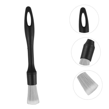 Cabilock Car Detailing Brush Ergonomic Grip for Wheel Hub and Interior Cleaning Soft Bristles for and Rim Detailing Essential Car Wash Tool for - size: 22.50X2.50X2.50CM