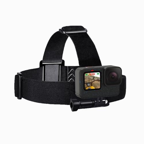 Head Mount Strap Chest Mount Harness Chesty Kit Compatible with GoPro Hero 13, 12, 11, 10, 9, 8, 7, 6, 5, 4, Session, 3+, 3, 2, 1, Hero (2018), Fusion, Max, DJI Osmo Action Cameras