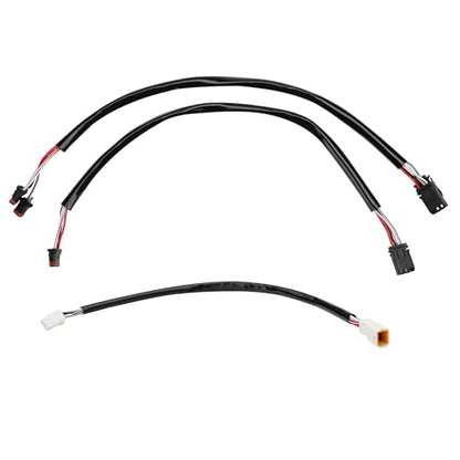 16" Extended CAN-Bus Switch Control Wire Harness & 12" TBW Throttle by Wire Handlebar Extension Kit for Harley 2016-2023 Touring and Softail Models - style: 16" and 12"