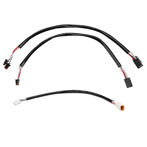 16" Extended CAN-Bus Switch Control Wire Harness & 12" TBW Throttle by Wire Handlebar Extension Kit for Harley 2016-2023 Touring and Softail Models - style: 16" and 12"