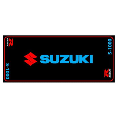 Motorcycle Garage mat for Suzuki GSX S1000 Bikes, Motorcycle mat for Suzuki GSX S1000, Bike Mat for Suzuki GSX S1000, Bike Parking Mat for Suzuki GSX S1000 Bike Display Mat for Suzuki GSX S1000 Bikes