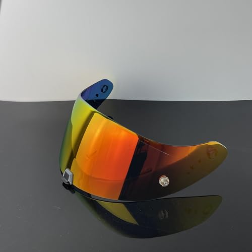 R1 Air Helmet Visor Replacement,Tinted Motorcycle Helmet Face shield Windshield lens for R1,R1 Air,R1 EVO,T520,ST1400,391 (Revo Deep Red) - color: Revo Deep Red