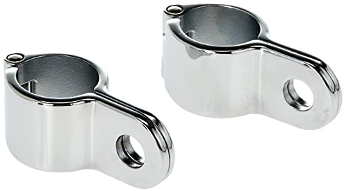 Kuryakyn 1000 Motorcycle Accessory: Magnum Quick Clamps for 1-1/4" Engine Guards or Tubing, Chrome, 1 Pair - color: Chrome, size: 1-1/4", style: 1 Pair