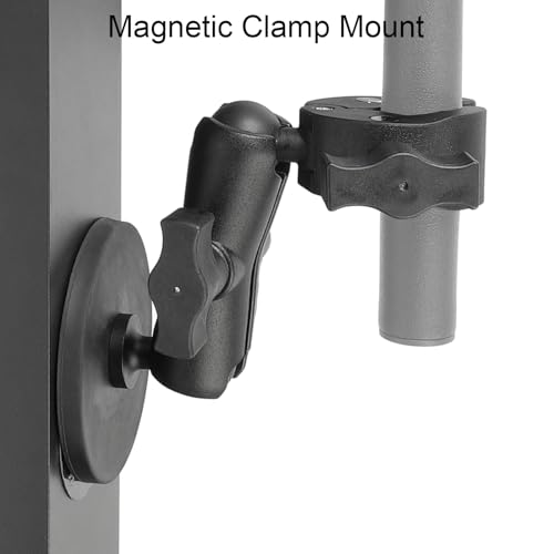 PellKing Motorcycle Handlebar Mount Car Mangetic Accessories Kit for Insta360 X5/X4/X3,88mm Magnetic Mount with 360 Degree Rotation,Ball Head Clamp Handlebar Clamp for Insta360 X5 and GoPro 13/12/11