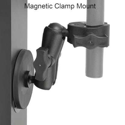 PellKing Motorcycle Handlebar Mount Car Mangetic Accessories Kit for Insta360 X5/X4/X3,88mm Magnetic Mount with 360 Degree Rotation,Ball Head Clamp Handlebar Clamp for Insta360 X5 and GoPro 13/12/11