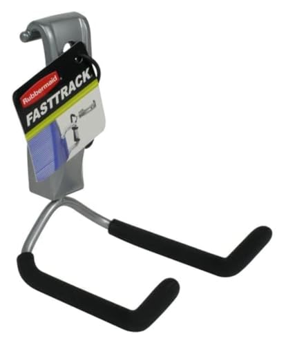 Rubbermaid Fasttrack Cord Hook Garage Organization and Storage Heavy Duty Storage for Coolers/Cords/Ropes/Hoses (Pack of 6) - size: 1 Count (Pack of 6), style: Cord Hook
