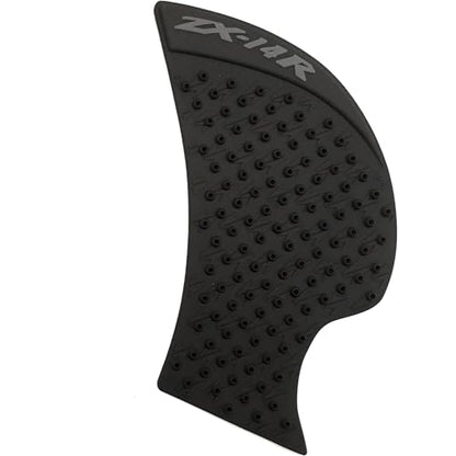 Black Gas Fuel tank Side pads Protector Knee Grip Traction Compatible with Kawasaki Ninja ZX14R 2006-2016