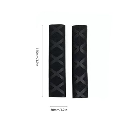 Universal Motorcycle Heat Shrink Sleeve Handlebar Covers Rubber Shrinkable Handlebar Grip Glove Non Slip Waterproof Handlebars Grips - color: Red handle