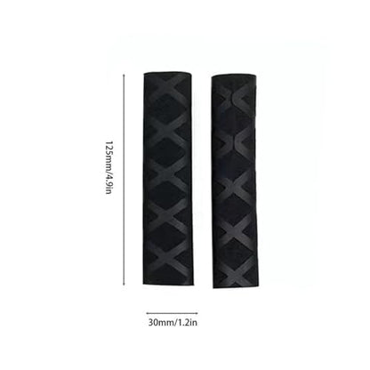 Universal Motorcycle Heat Shrink Sleeve Handlebar Covers Rubber Shrinkable Handlebar Grip Glove Non Slip Waterproof Handlebars Grips - color: Black handle