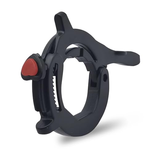 Motorcycle Cruise Control Assist, Handlebar Booster Clamp with Quick Release Throttle Button, Anti-skid Rustproof Throttle Lock, Universal Saver Conversion Accessory for Long Distance (Black)