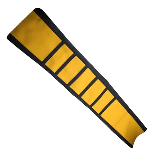 Motorcycle Universal Seat Cover Non-Slip Suitable Rubber Striped Seat Covers Soft for CRF150F CRF230F CRF250F CRF250R YZ125 YZ250 KX60 KX65 KX80 KX85 KX125 Dirt Pit Bike Motocross Off Road Motorbike - color: Gold