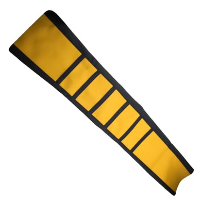 Motorcycle Universal Seat Cover Non-Slip Suitable Rubber Striped Seat Covers Soft for CRF150F CRF230F CRF250F CRF250R YZ125 YZ250 KX60 KX65 KX80 KX85 KX125 Dirt Pit Bike Motocross Off Road Motorbike - color: Gold