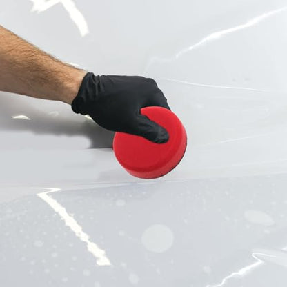 Amosfun Car Detailing Kit Waxing Polishing Sponge Hand Polishing Pad Buffer Polisher Pad for Cars Motorcycles Boats Home Furniture