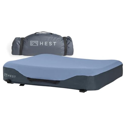 HEST Foamy Seat Cushion - Designed for Camping, Airplane Flights, Car Seats, and Office Chairs - Premium Comfort and Support on Any Surface - Temperature Resilient Foam - Waterproof Bottom