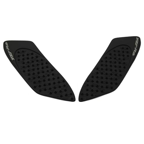 Arashi Black Gas Fuel Tank Side Pads Protector Knee Grip Traction for Yamaha YZF R6 2006-2007