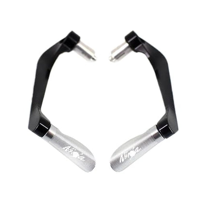 for KAWA&SAKI Ni&nja 250 300 400 650 NINJA650R ZX-6R ZX-10R Motorcycle CNC Handlebar Grips Brake Clutch Levers Guard Protector Hand Guards - color: WHITE