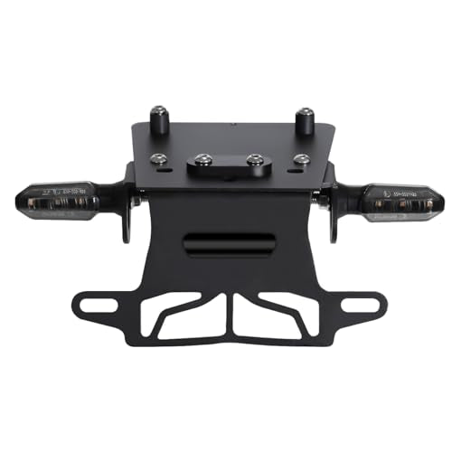 2026 GROM MSX 125 Fender Eliminator Kit - Tail Tidy Compatible with 2022-2025 MSX125 GROM - License Plate Bracket with Turn Signals Rear and LED License Light (Smoke) - color: Smoke