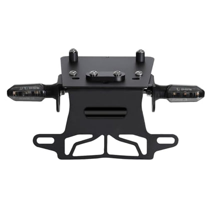 2026 GROM MSX 125 Fender Eliminator Kit - Tail Tidy Compatible with 2022-2025 MSX125 GROM - License Plate Bracket with Turn Signals Rear and LED License Light (Smoke) - color: Smoke