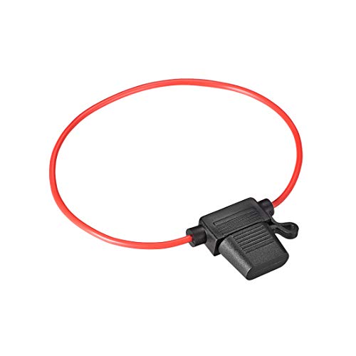 uxcell In-line 16AWG Waterproof Fuse Holder Black for ATC/ATO - size: 16AWG